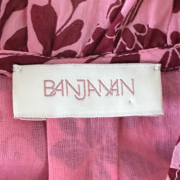 Banjanan Benita Pink‎ Floral Print Cotton Dress - Picture 14 of 16